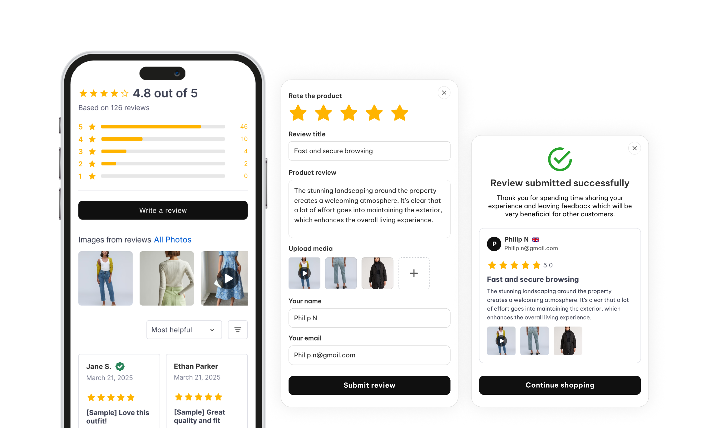 TrustShop widget showcase 4