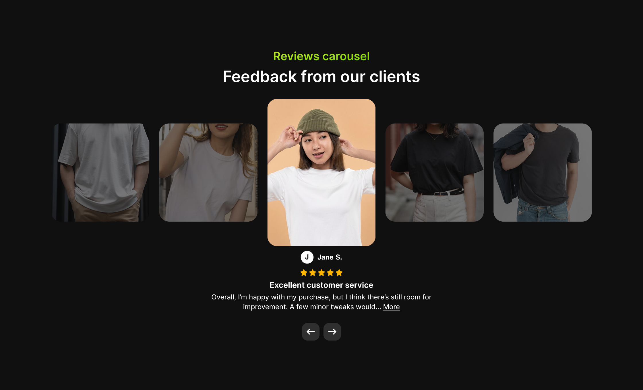 TrustShop widget showcase 6