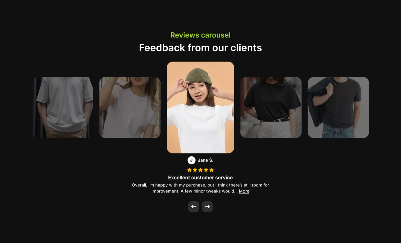 TrustShop widget showcase 6