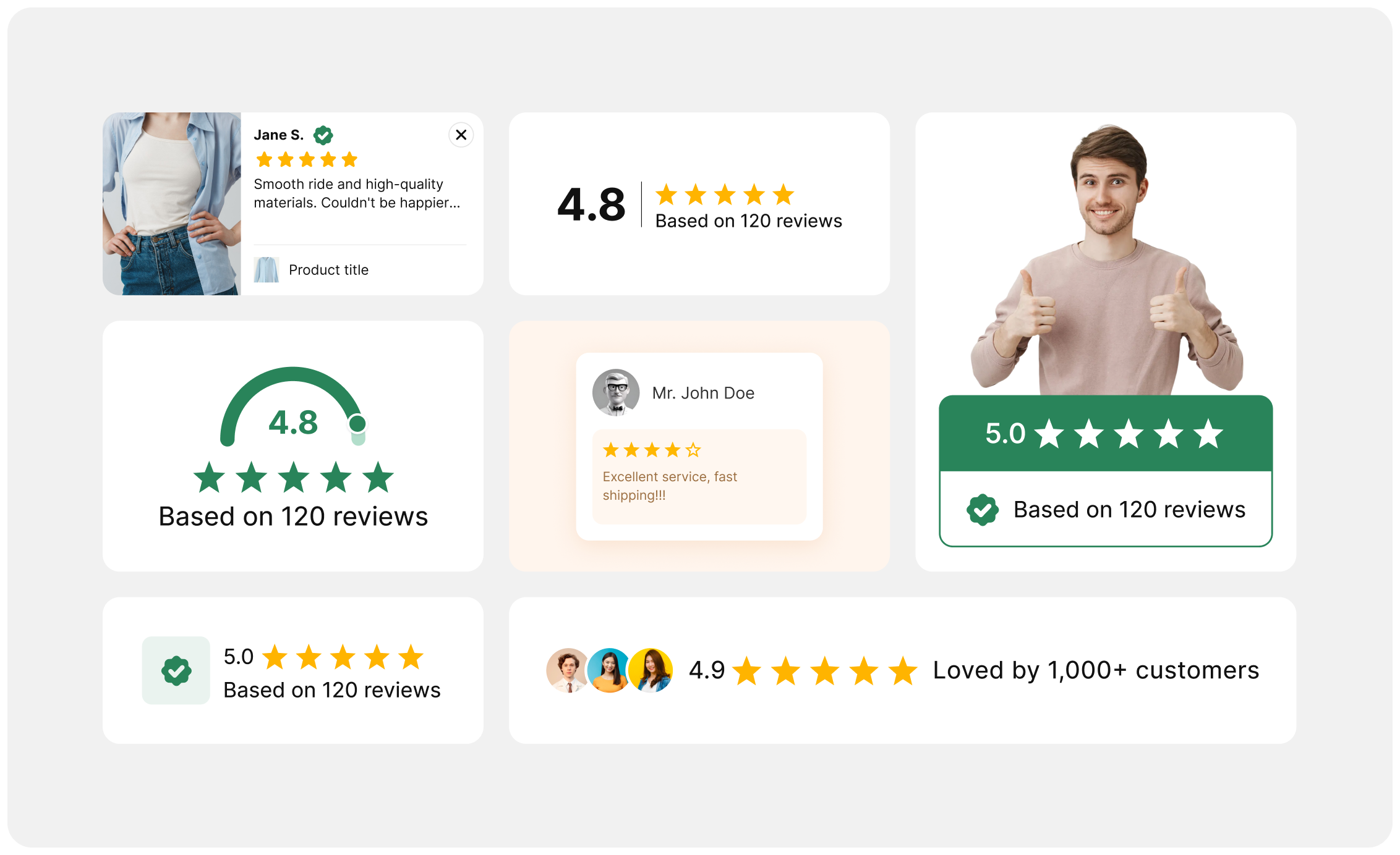 TrustShop widget showcase 7