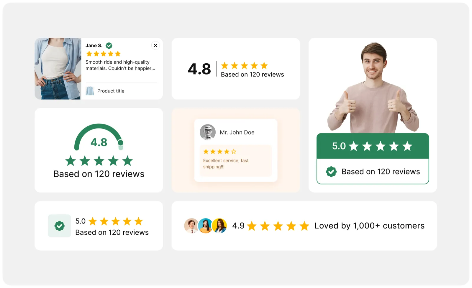 TrustShop widget showcase 7
