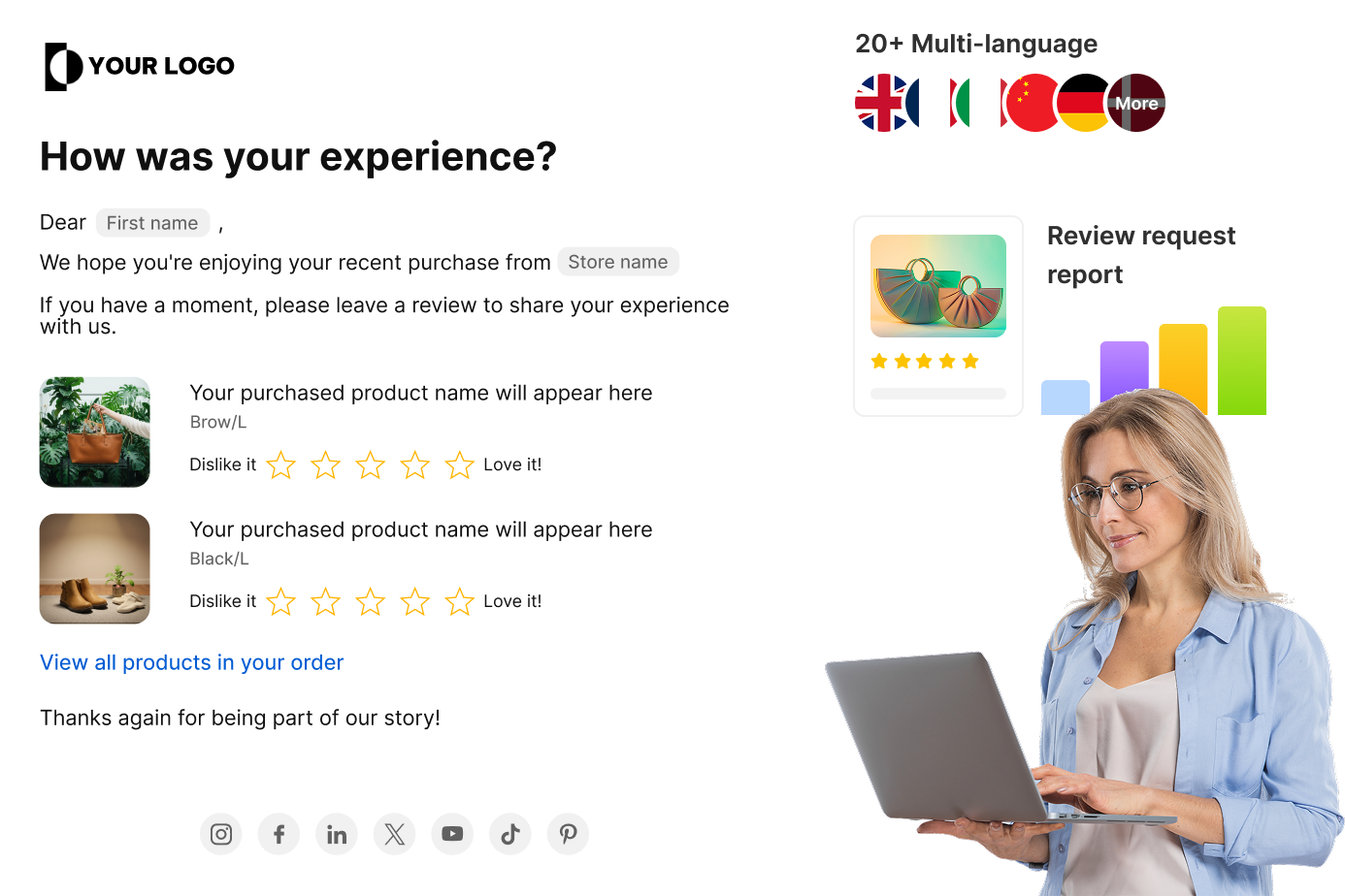 Collect reviews