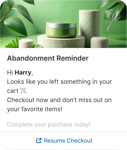 Abandonment Reminder