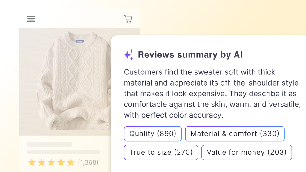 TrustShop 3.9: Drive Faster Sales with AI Review Summary