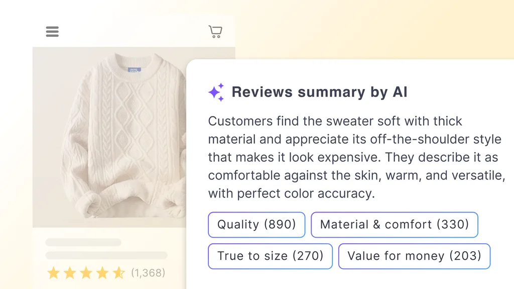 TrustShop 3.9: Drive Faster Sales with AI Review Summary