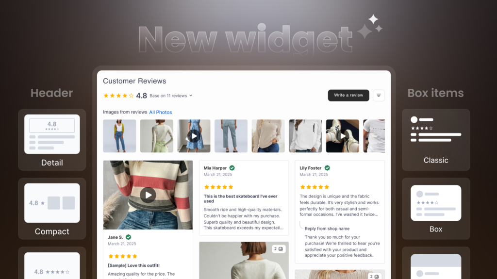 TrustShop 3.5: Cleaner, Modern Widget Styles for Your Store