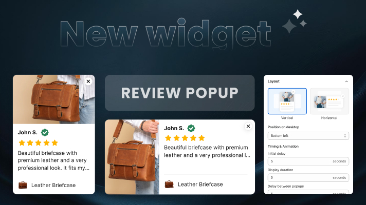 TrustShop 4.3: Showcase Reviews with New Review Popup